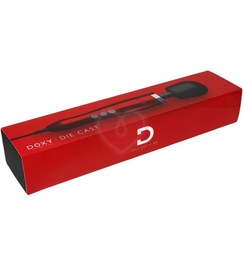 Вибромассажёр в алюминиевом корпусе Doxy Die Cast красный фото 4