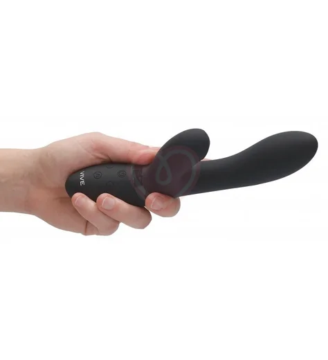 Вибратор Kyra с пульсацией на клиторальном стимуляторе чёрный фото 4