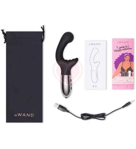Вибратор для двойной стимуляции Le Wand XO чёрный фото 3