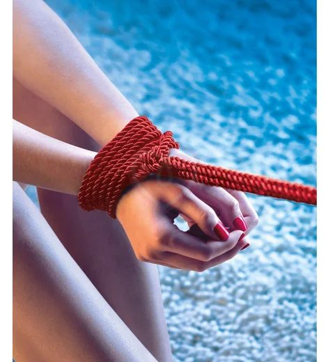 Верёвка Scandal BDSM Rope 30 метров красная фото 3