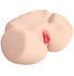 Мастурбатор-полуторс с вагиной и анусом Kokos Jenny Onahole Real Vagina с вибрацией телесный фото 1