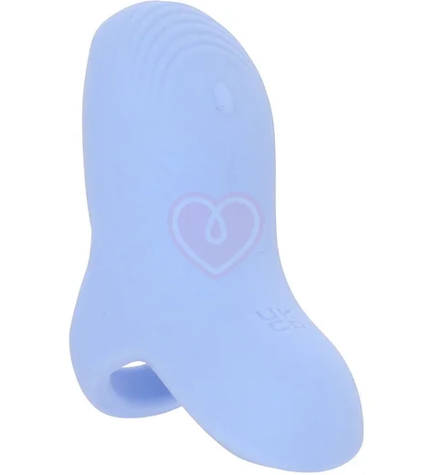 Мини-вибратор на палец Fuzu Sensa Skin Activated Vibe голубой фото 1