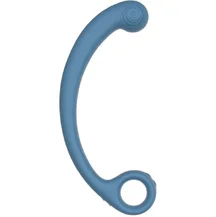 Вибратор с массажной головкой SVibe AXI Snail Spot Wand голубой