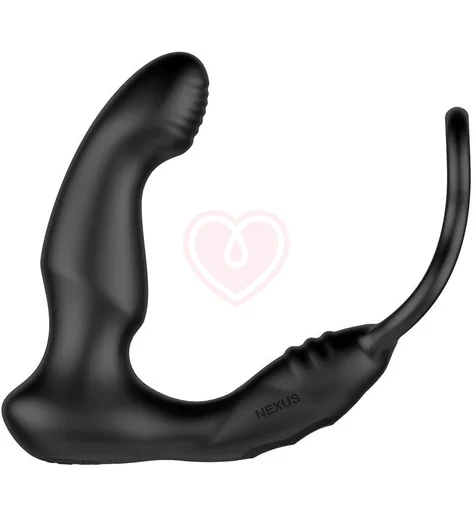 Вибростимулятор простаты с эрекционными кольцами Nexus Simul8 Wave Edition чёрный фото 1