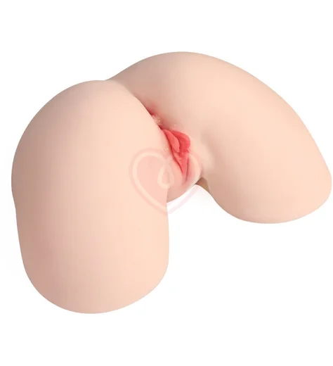 Мастурбатор-полуторс с вагиной и анусом Kokos Jenny Onahole Real Vagina с двойным слоем и вибрацией фото 1