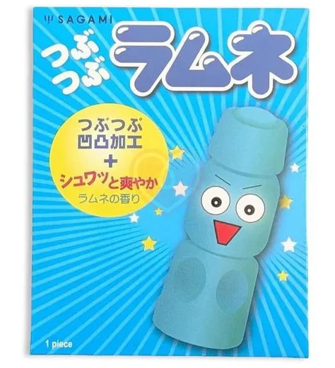 Презервативы рельефные Sagami Studded Lemonade со вкусом лимонада 1 шт фото 1