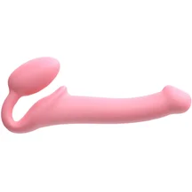 Безремневой гибкий страпон Strap-on-me Bendable L розовый