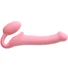 Безремневой гибкий страпон Strap-on-me Bendable L розовый фото 1
