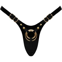 Пояс для страпона Strap-On-Me Leatherette Harness Fabulous чёрный