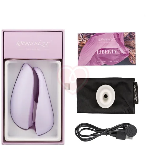Вакуумный клиторальный стимулятор Womanizer Liberty сиреневый фото 6