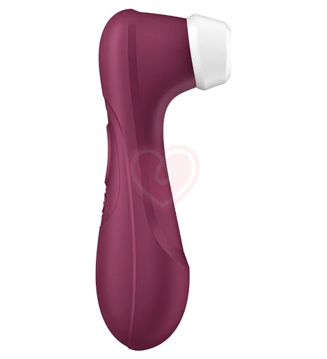 Вакуумный стимулятор с вибрацией Satisfyer Pro 2 Generation 3 бордовый фото 2
