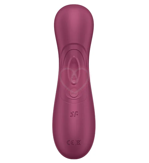 Вакуумный стимулятор с вибрацией Satisfyer Pro 2 Generation 3 бордовый фото 4