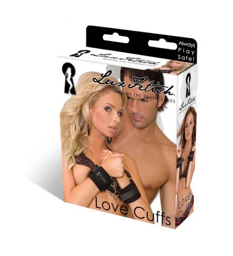 Мягкие фиксаторы для рук или ног Lux Fetish Love Cuffs фото 3