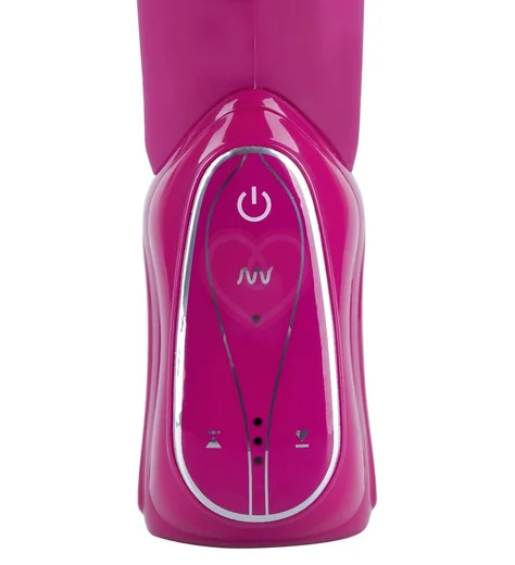 Вибратор-пульсатор с клиторальным стимулятором The Hammer розовый фото 3