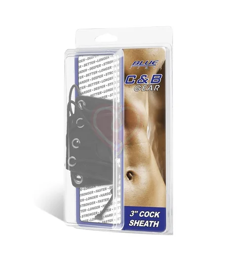 Сбруя для члена на шнуровке Cock Sheath 7,5 см фото 2