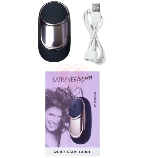 Вибромассажёр Satisfyer Layons 2 Dark Desire чёрный фото 4