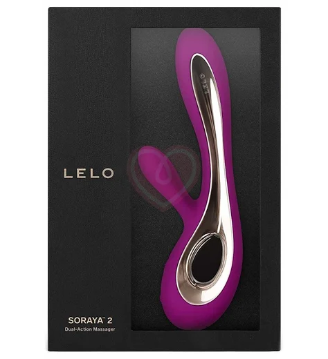 Вибратор с клиторальным стимулятором Lelo Soraya 2 лиловый фото 3