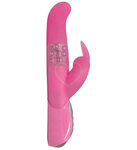Вибратор хай-тек Smile Pearl Bunny розовый фото 3