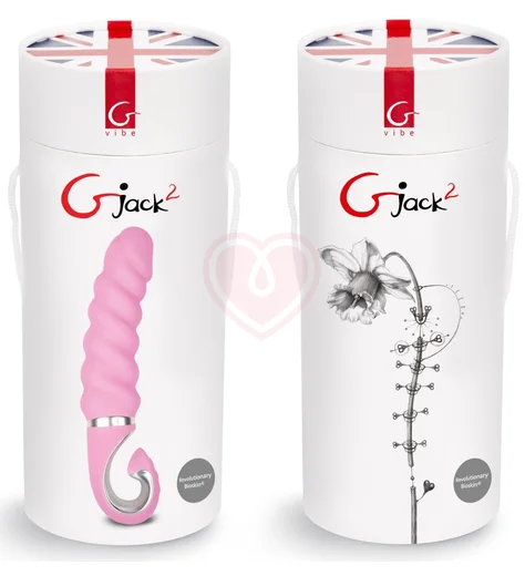 Рельефный витой вибратор Gvibe Gjack 2 розовый фото 4