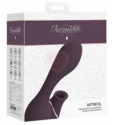 Вибратор с бесконтактной стимуляцией клитора Irresistible Mythical фиолетовый фото 2