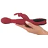 Вибратор с подогревом Rabbit Massager for her красный фото 2
