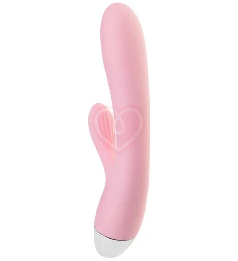 Вибратор с пульсацией и подогревом Jos Milly розовый фото 3