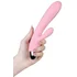 Вибратор с пульсацией и подогревом Jos Milly розовый фото 4