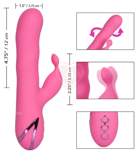 Вибратор Santa Barbara Surfer с волновой вибрацией и клиторальным стимулятором фото 4