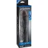 Удлиняющая и утолщающая насадка для пениса Mega Extension 23 см черная фото 4