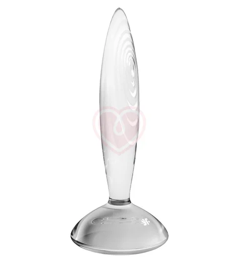 Стеклянный фаллоимитатор Satisfyer Sparkling Crystal прозрачный фото 3