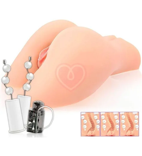 Мастурбатор девственница с вагиной и анусом Kokos Hera Big Hip 3D с вибрацией фото 6