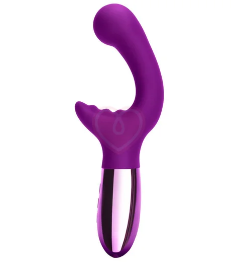 Вибратор для двойной стимуляции Le Wand XO фиолетовый фото 2