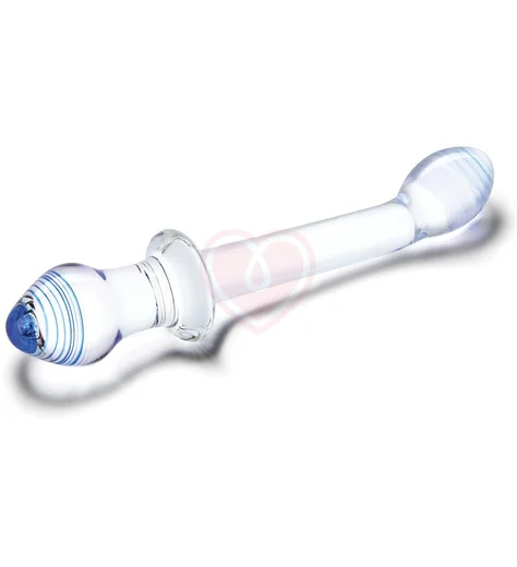 Двусторонний стеклянный фаллоимитатор Glas Double Play фото 3