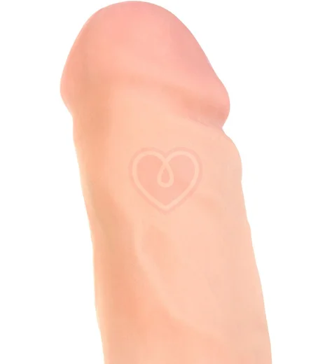 Реалистичный вибратор на присоске с пультом RealStick Elite Ian телесный фото 8