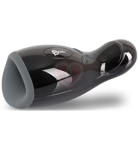 Мастурбатор с вибрацией, пульсацией и функцией подогрева Rebel фото 2