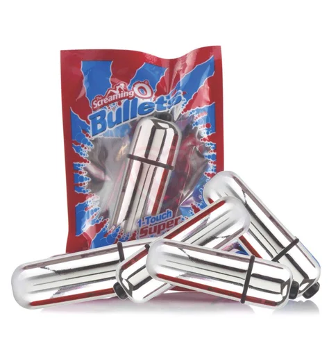 Вибропулька Screaming O Bullets серебряная фото 2