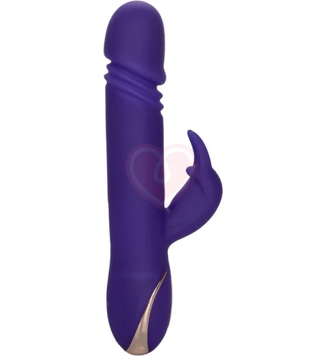Вибратор-кролик с пульсацией Signature Thrusting Rabbit фиолетовый фото 3