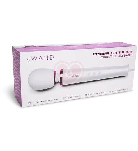 Проводной массажёр Le Wand Petite Plug-In белый фото 5