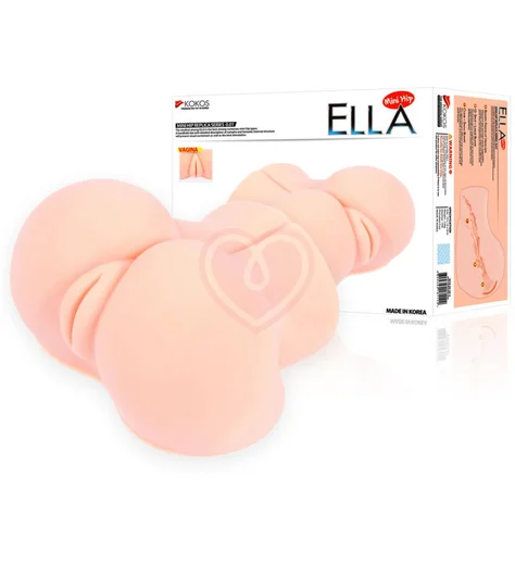 Мастурбатор вагина и анус с реалистичным рельефом Kokos Ella фото 5