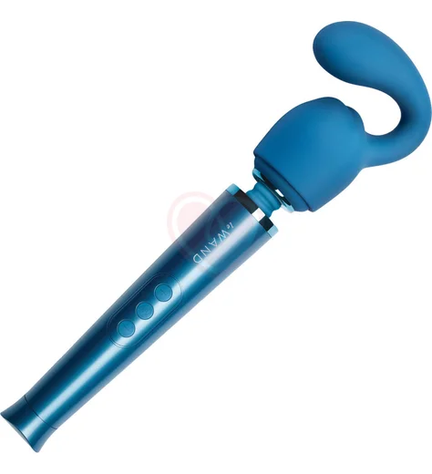 Насадка с утяжелённым кончиком для массажёра Le Wand Petite Glider синяя фото 4