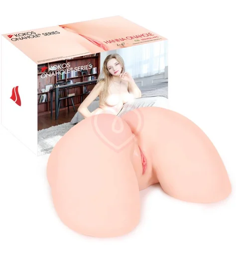 Мастурбатор вагина и анус Kokos Hanna Onahole 002 Real Hips с двойным слоем фото 4