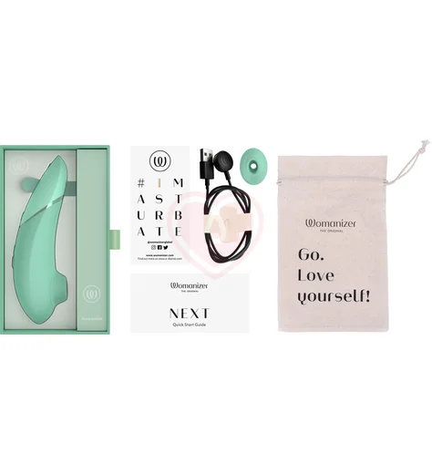 Бесконтактный клиторальный стимулятор Womanizer Next мятный фото 3