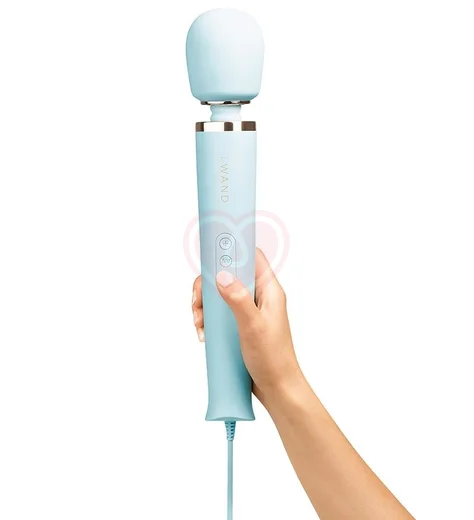 Проводной вибромассажёр Le Wand Plug-In голубой фото 2