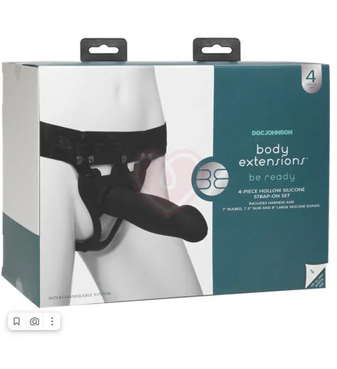 Набор полых страпонов Body Extensions Be Ready фото 2