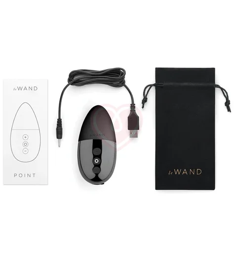 Утяжелённый мини-вибратор Le Wand Point чёрный хром фото 5