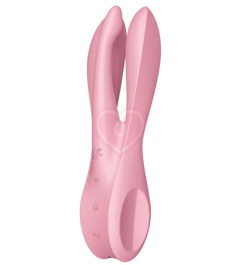 Вибростимулятор Satisfyer Threesome 1 с тремя кончиками розовый фото 2