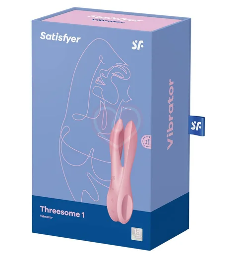 Вибростимулятор Satisfyer Threesome 1 с тремя кончиками розовый фото 6
