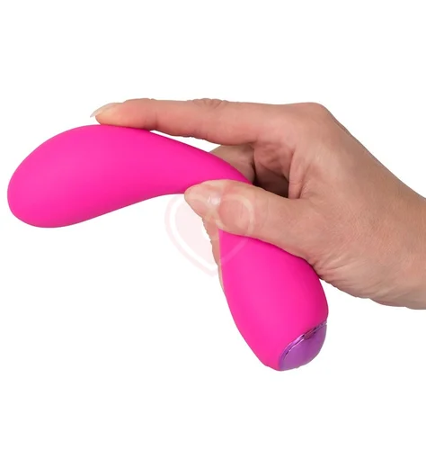 Гибкий вибратор для точки G Sweet Smile розовый фото 3