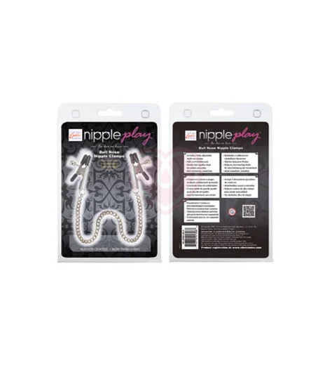 Зажимы на соски с металлической цепочкой Nipple Jewelry фото 2