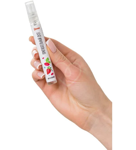 Оральный спрей Yovee Притягательный дуэт со вкусом мяты и клубники 10мл фото 2
